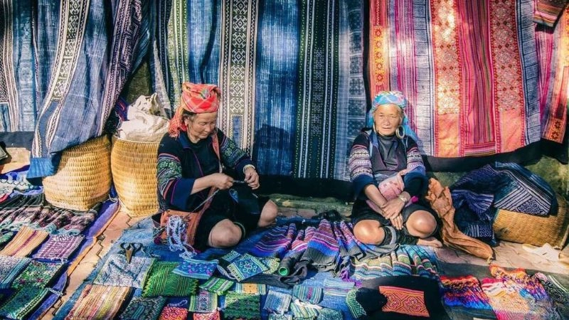 Âm thanh rộn ràng vang lên từ chợ phiên Bắc Hà