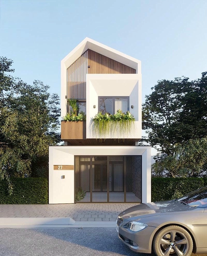 Ánh sáng nhà phố Côn Đảo hài hòa tạo không gian thoáng đãng