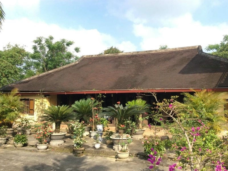 Bình minh nhà rường Hà Tĩnh đẹp tựa bức tranh xưa