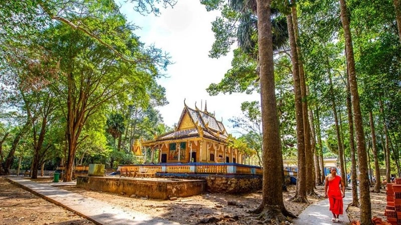 Bình yên Chùa Dơi Sóc Trăng giữa không gian tĩnh lặng