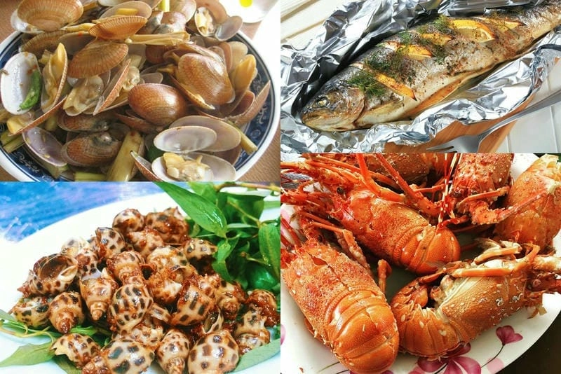 Bữa tiệc hải sản Kiên Giang phong phú và hấp dẫn