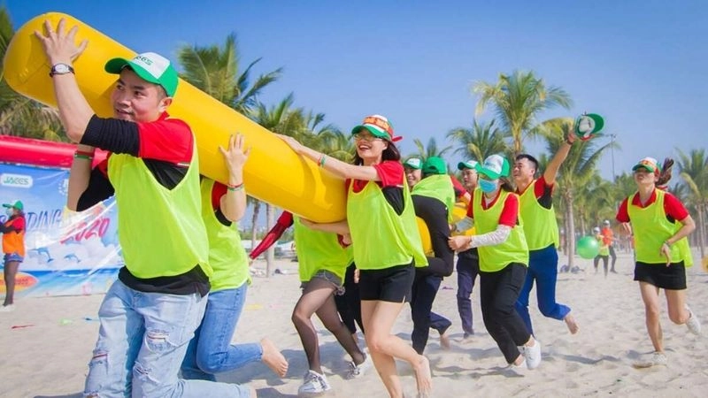 Cát trắng Nhật Lệ mịn màng như bức tranh thiên nhiên