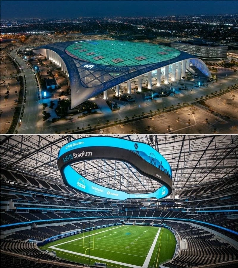 Chiêm ngưỡng Kiến trúc SoFi Stadium độc đáo và hiện đại