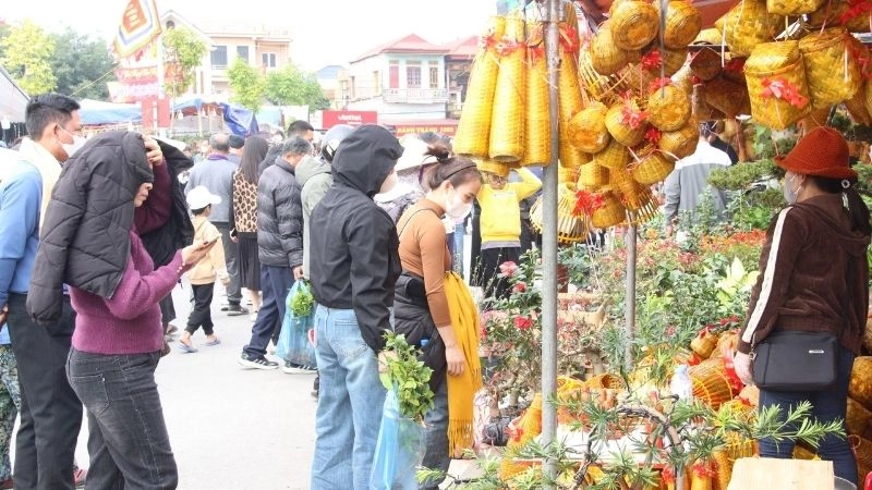 Chợ Viềng hòa nhịp cùng tiếng trống hội vang xa