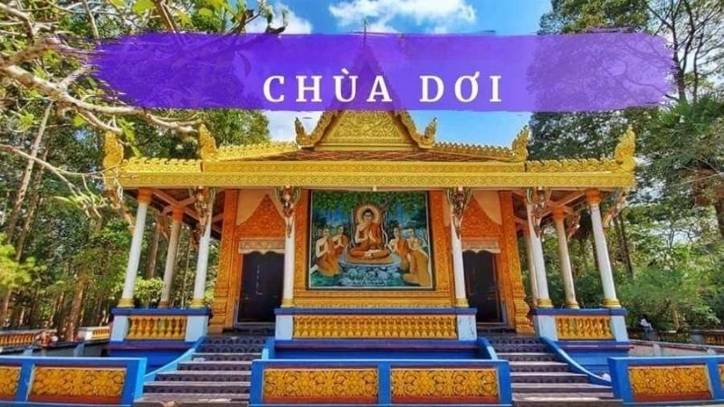 Chùa Dơi nằm ngay trung tâm thành phố Sóc Trăng