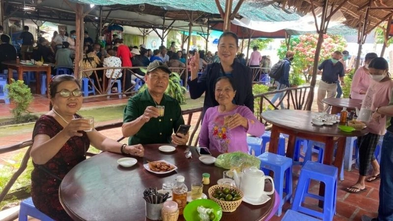 Con người Cồn Thới Sơn hiền hòa và mến khách