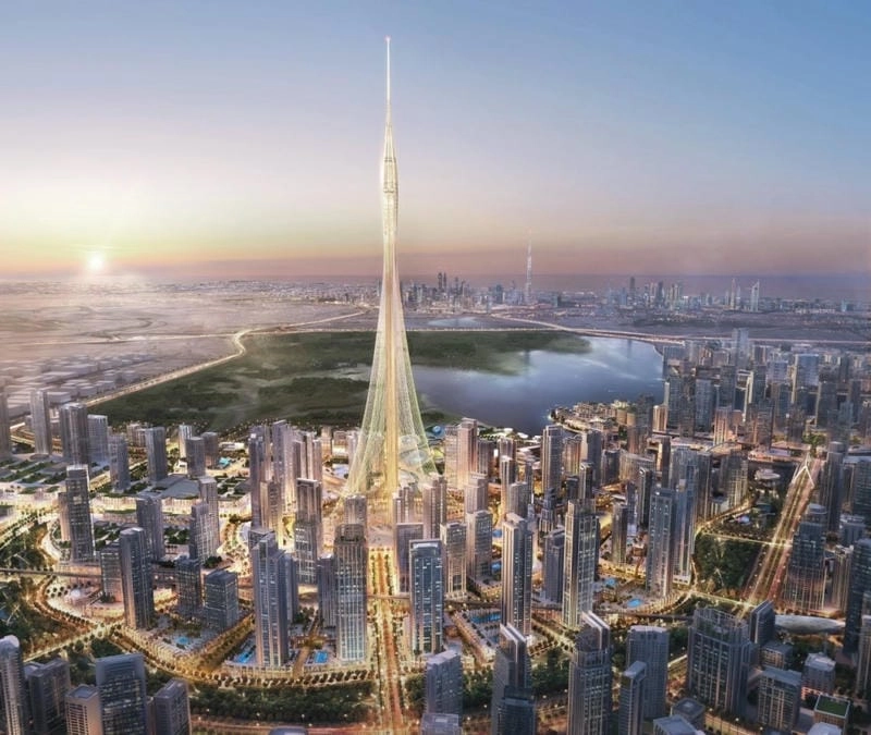 Đài quan sát Dubai Creek Tower chiêm ngưỡng toàn cảnh