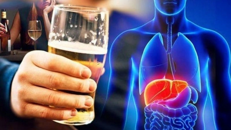 Dấu hiệu tổn thương gan do rượu bia