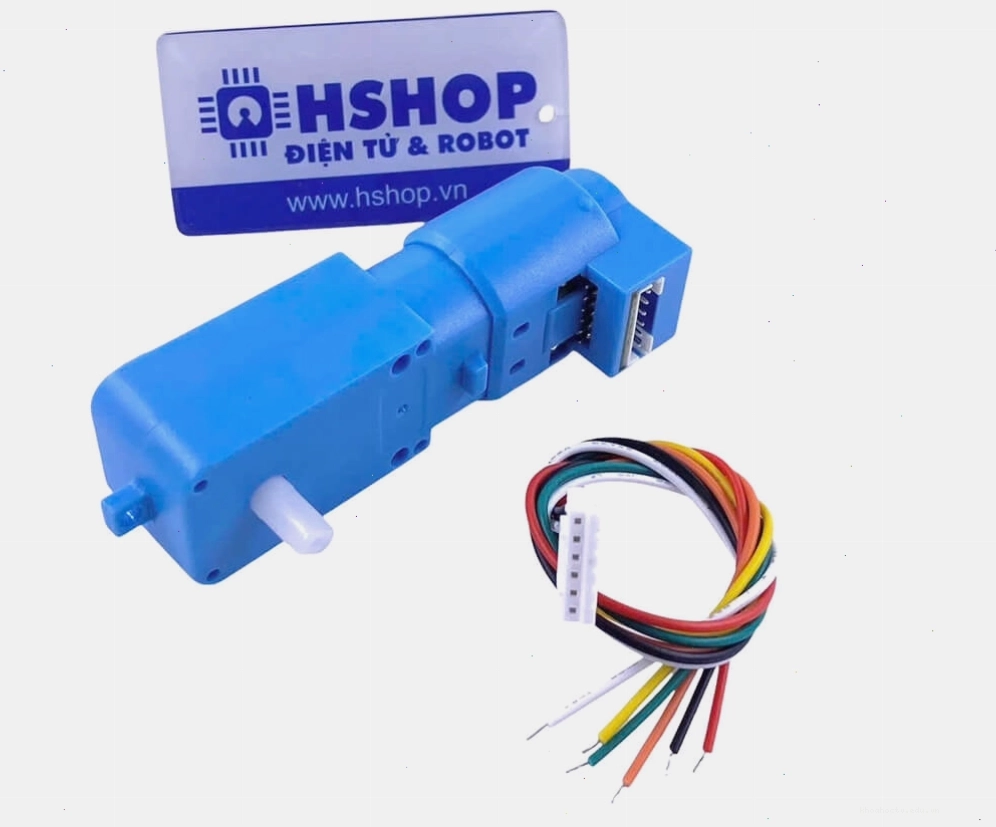 Động cơ DC Servo Geared TT Motor with Encoder Ratio 1:45