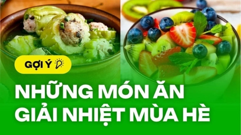 Gợi ý món ăn giải nhiệt ngày hè đơn giản tại nhà siêu mát