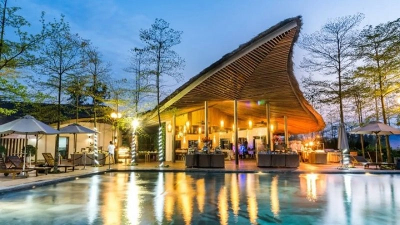 Hồ Đại Lải thu hút du khách bởi vẻ đẹp thanh bình