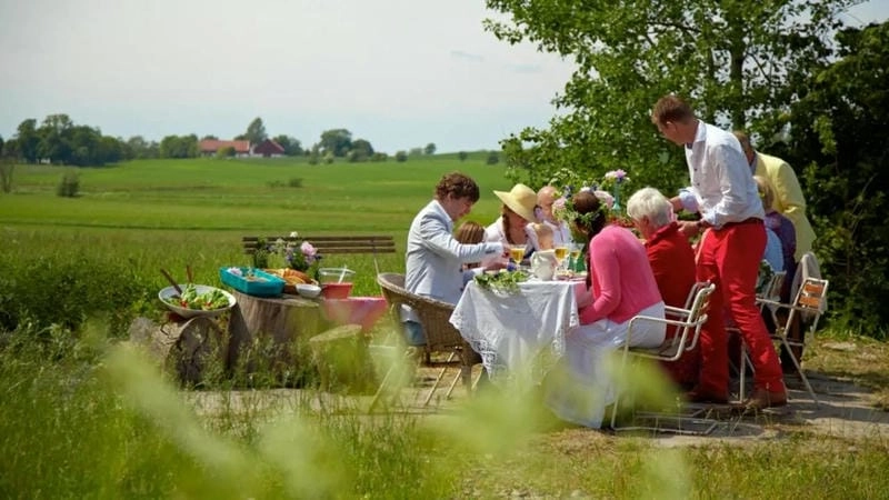 Hoàng hôn Thụy Điển lãng mạn Midsummer