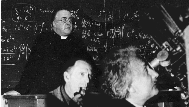 Khám phá thuyết Big Bang được đề xuất bởi ai trong ảnh minh họa này