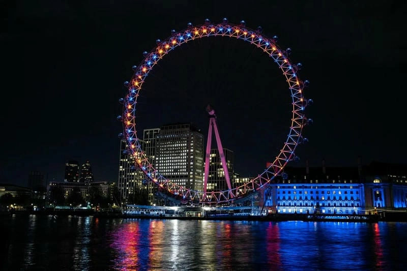 Khung cảnh từ London Eye tuyệt đẹp