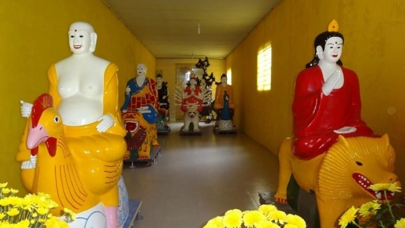 Kiến trúc Chùa Đất Sét Sóc Trăng tinh tế kỳ công