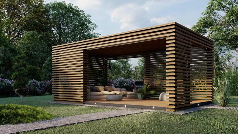 Ngắm Nhà chòi về đêm Hậu Giang lung linh ánh sáng