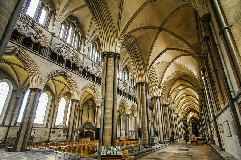 Ngắm nhìn Ảnh tháp chuông Nhà thờ Salisbury tráng lệ