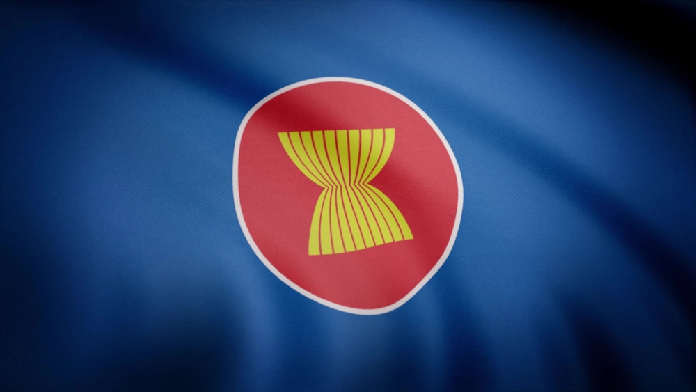 Quốc kỳ của ASEAN xuất hiện trong hội nghị quốc tế
