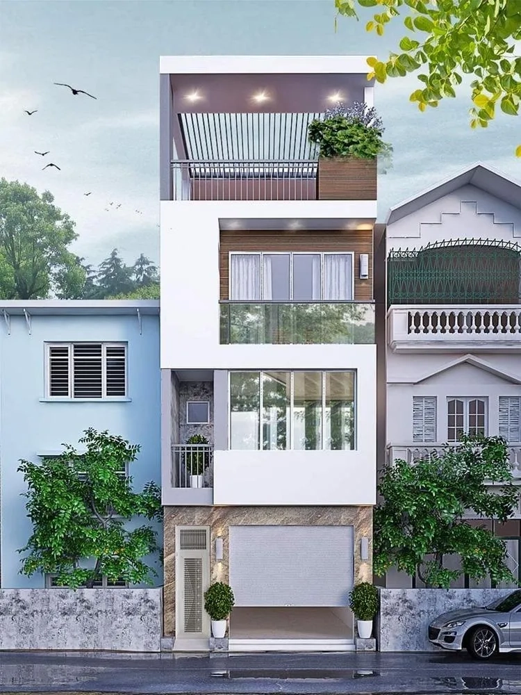 Sắc màu Đà Nẵng đô thị hòa cùng kiến trúc nhà ống