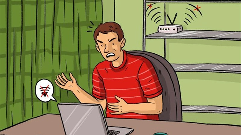 Sóng không dây yếu và nhiễu tín hiệu