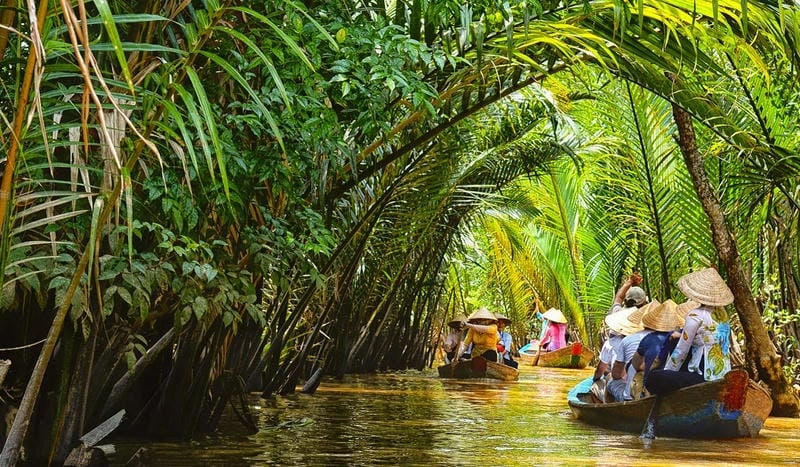 Trải nghiệm Du lịch Đồng bằng sông Cửu Long tại chợ nổi