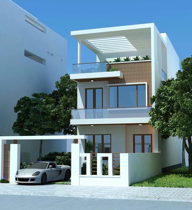 Trải nghiệm không gian Ban công nhà ống thoáng đãng và hiện đại
