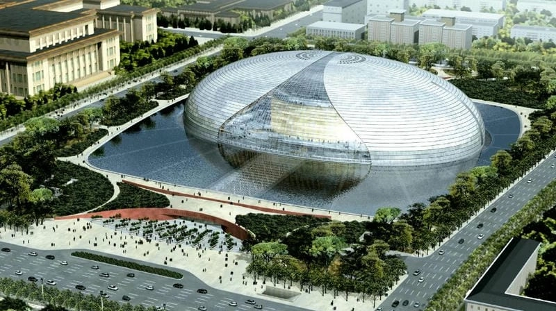 Trải nghiệm không gian Nhà hát quốc gia Trung Quốc tuyệt vời