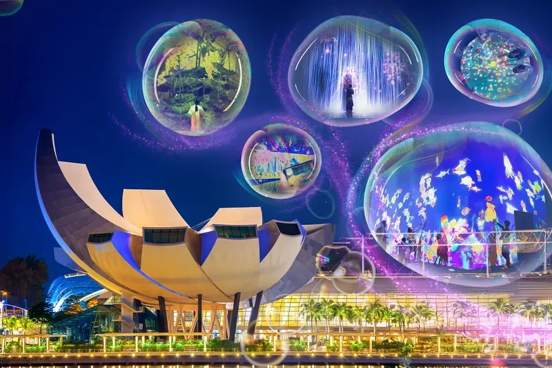 Trải nghiệm nghệ thuật đỉnh cao tại ArtScience Museum