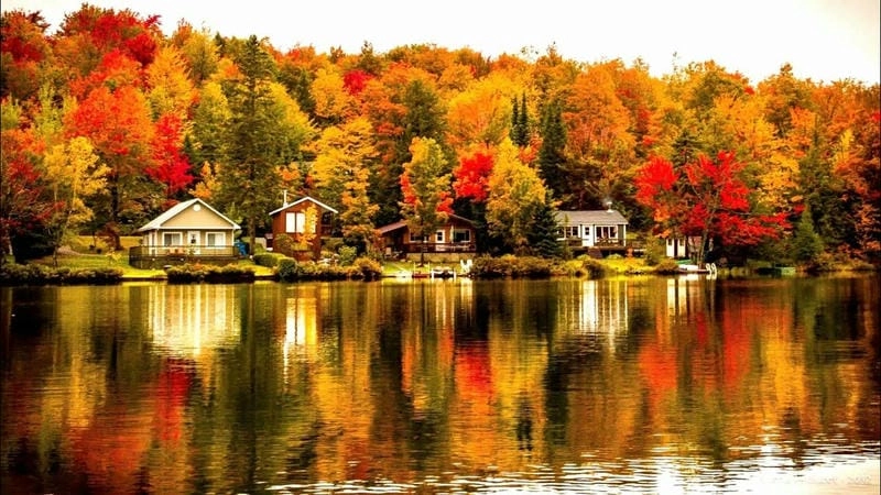 Vẻ đẹp lãng mạn của mùa thu lá đỏ Quebec Canada khiến lòng người xao xuyến