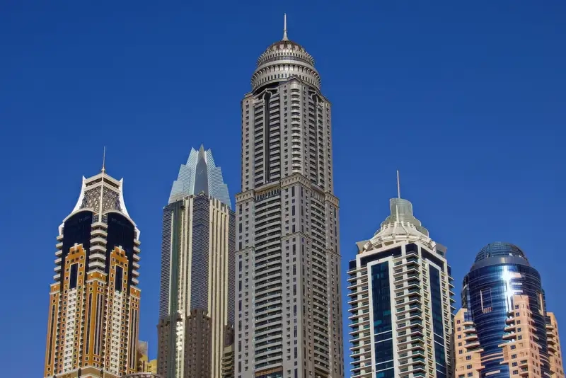 Xem Princess Tower Dubai ảnh đầy đủ mọi chi tiết kiến trúc